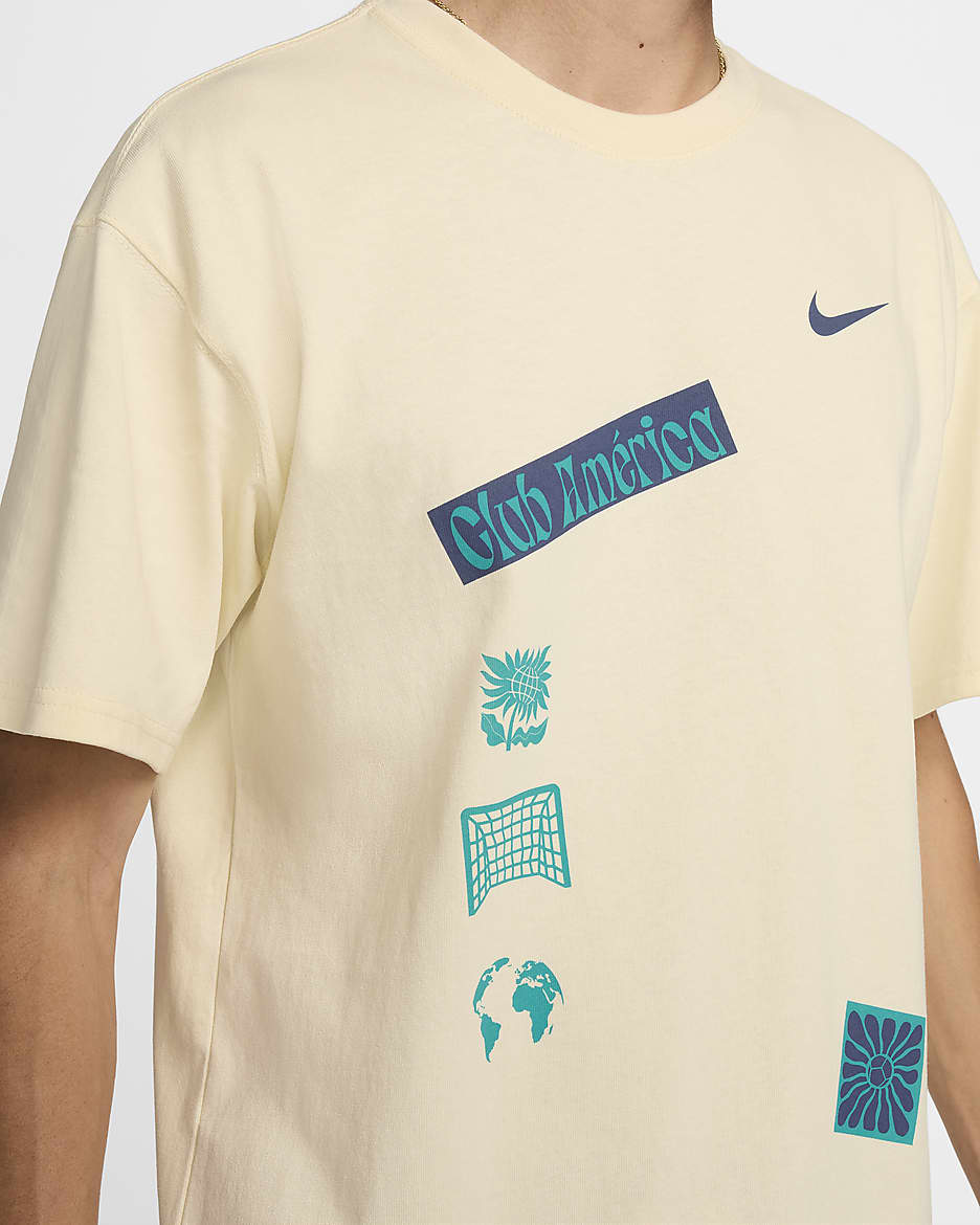 Playera de futbol Nike Max90 para hombre Club America